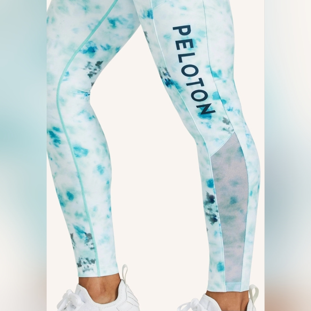 Peloton - Diamond Tie Dye Blue Leggings - Picture 3 of 4